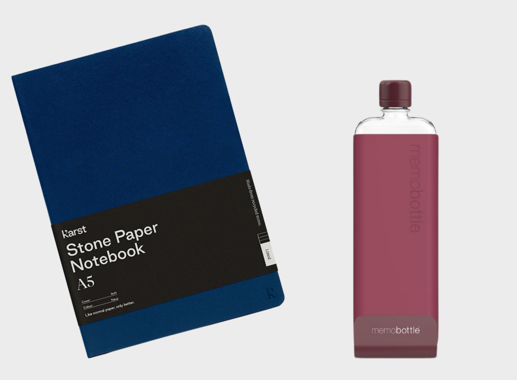 SOFTCOVER NOTEBOOK AND SLIM MEMOBOTTLE BUNDLE NORMAL RRP £61