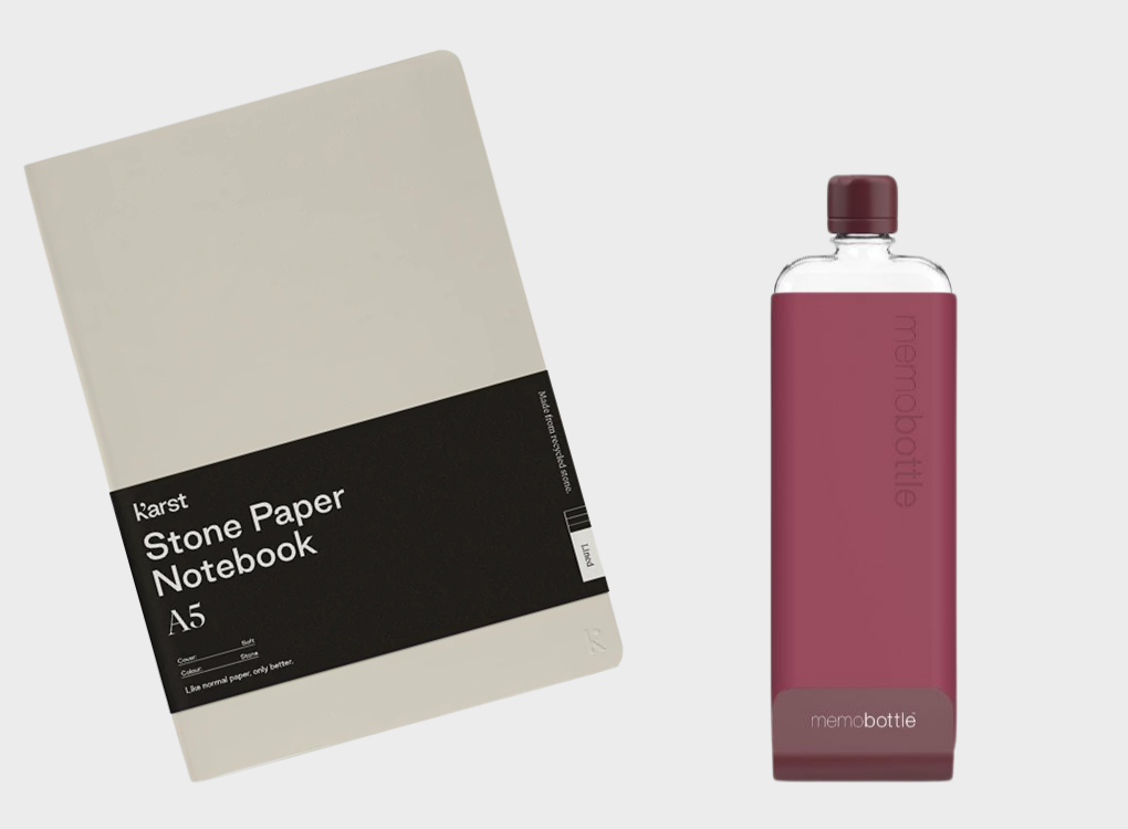 SOFTCOVER NOTEBOOK AND SLIM MEMOBOTTLE BUNDLE NORMAL RRP £61