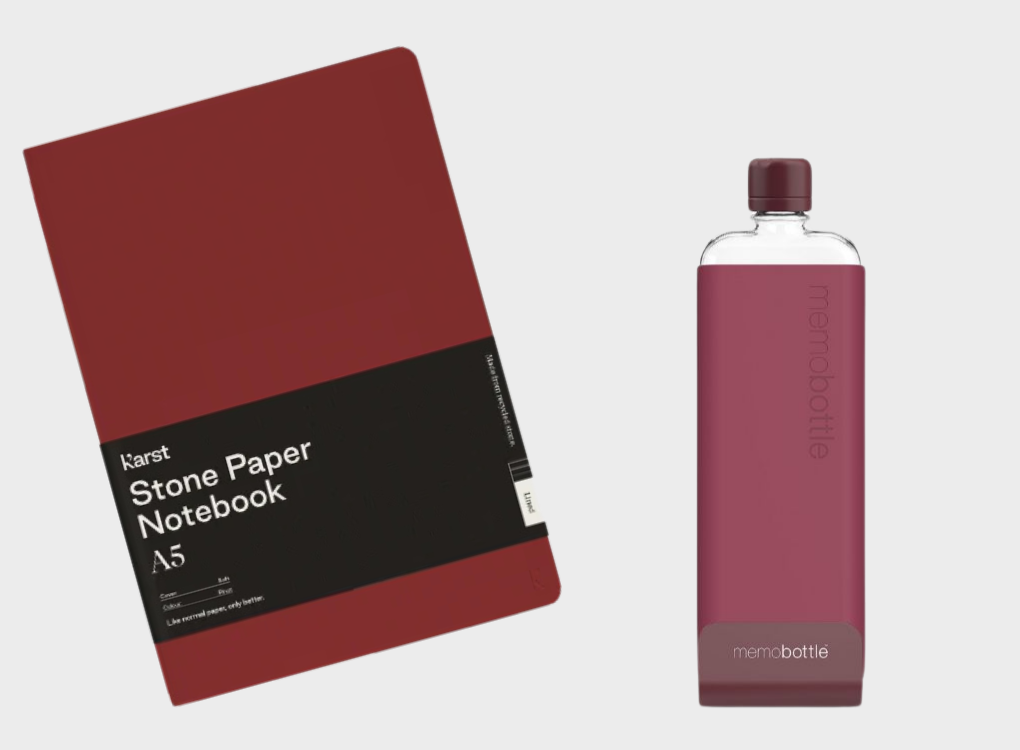 SOFTCOVER NOTEBOOK AND SLIM MEMOBOTTLE BUNDLE NORMAL RRP £61