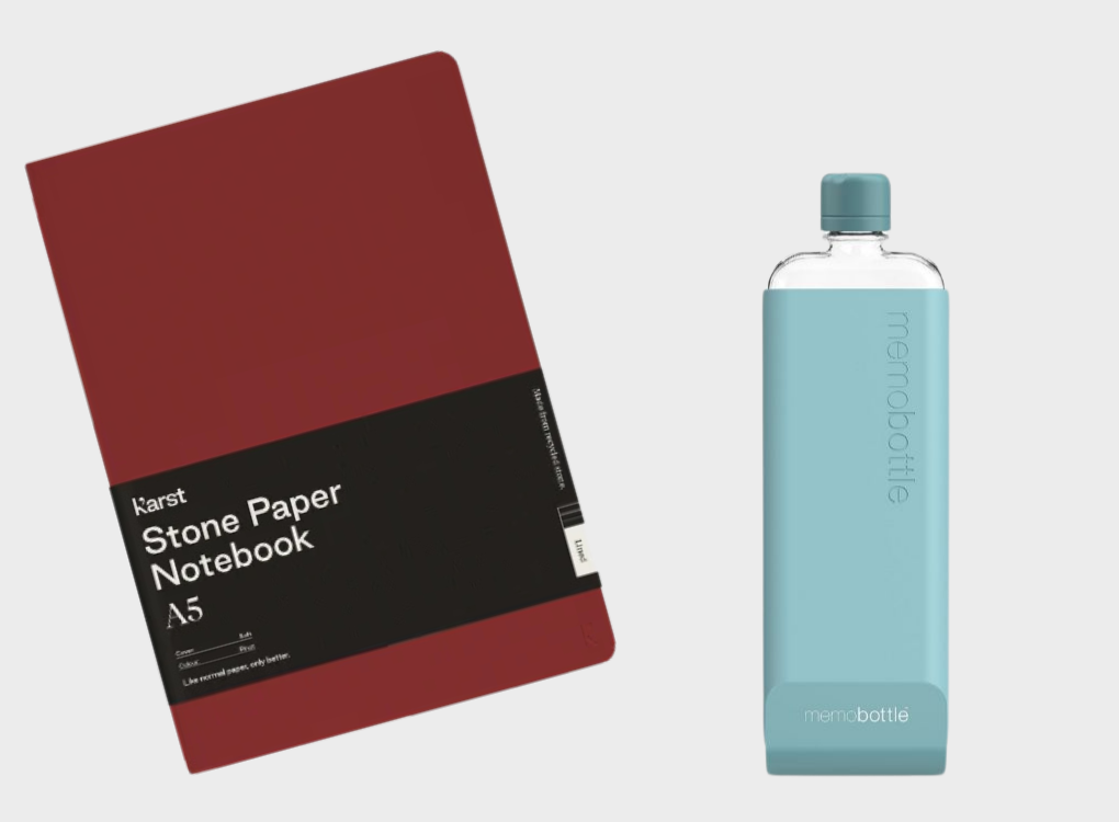 SOFTCOVER NOTEBOOK AND SLIM MEMOBOTTLE BUNDLE NORMAL RRP £61