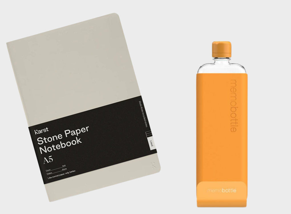 SOFTCOVER NOTEBOOK AND SLIM MEMOBOTTLE BUNDLE NORMAL RRP £61