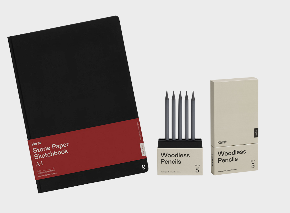 KARST GRAPHITE ARTIST BUNDLE INCLUDES - SKETCHBOOK AND GRAPHITE PENCILS