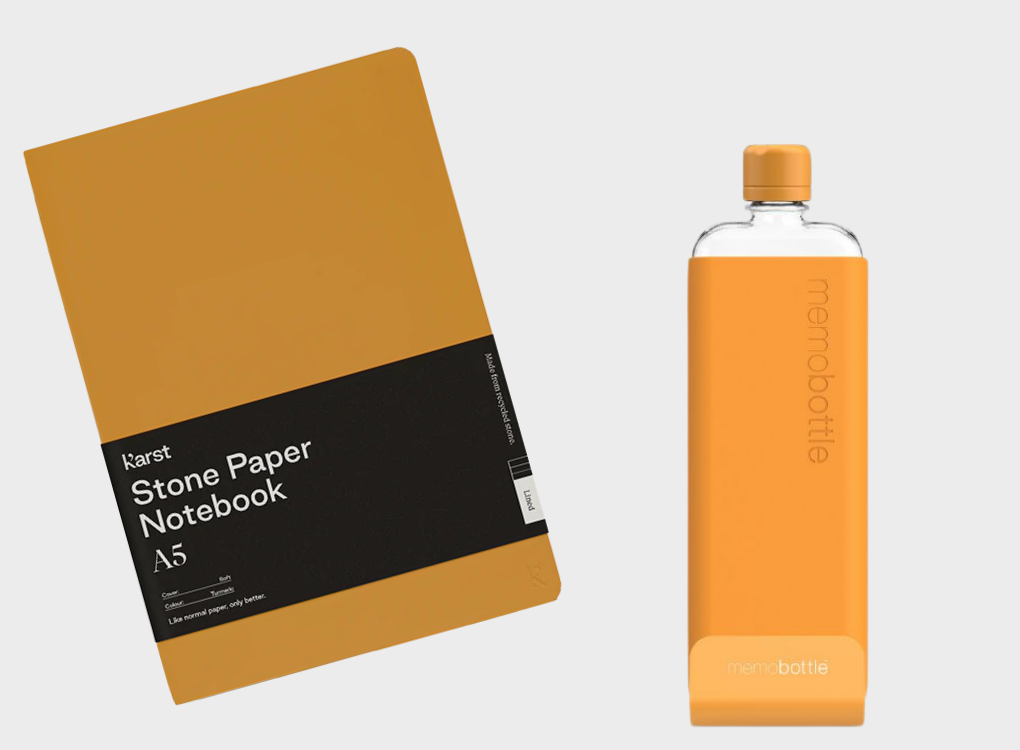 SOFTCOVER NOTEBOOK AND SLIM MEMOBOTTLE BUNDLE NORMAL RRP £61