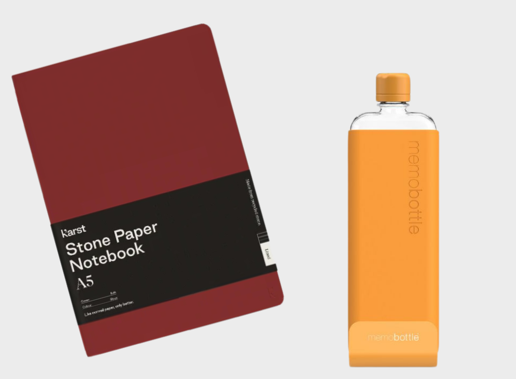 SOFTCOVER NOTEBOOK AND SLIM MEMOBOTTLE BUNDLE NORMAL RRP £61