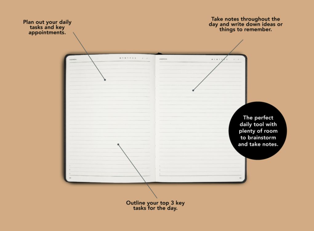 Notes Journal from Migoals - lined notebook
