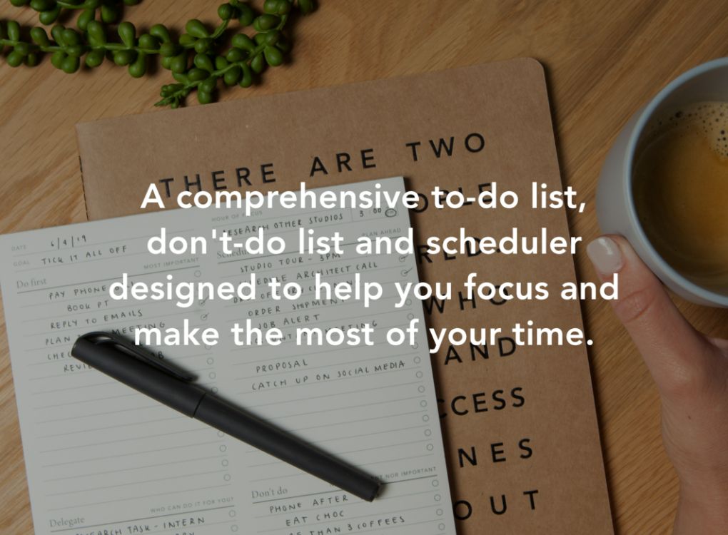 Benefits of using a focussed To-do list