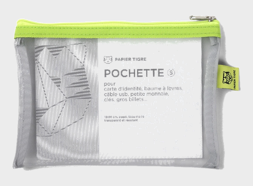Papier Tigre | Mesh Pocket S - Citron