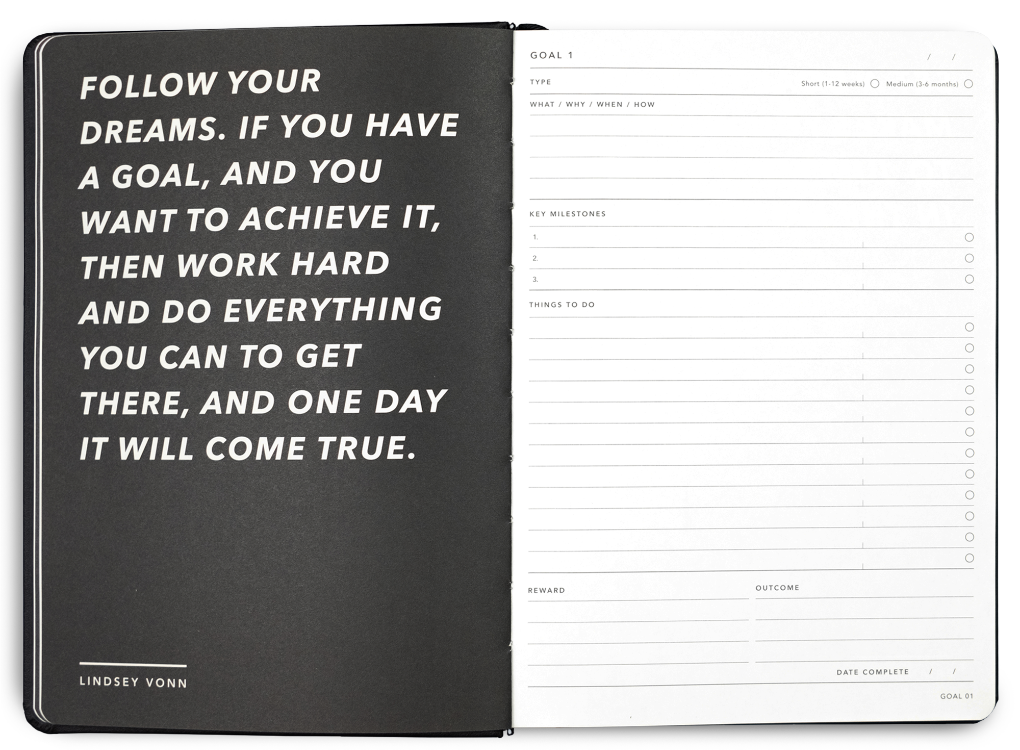 How to set your fitness goals with the migoals fitness journal
