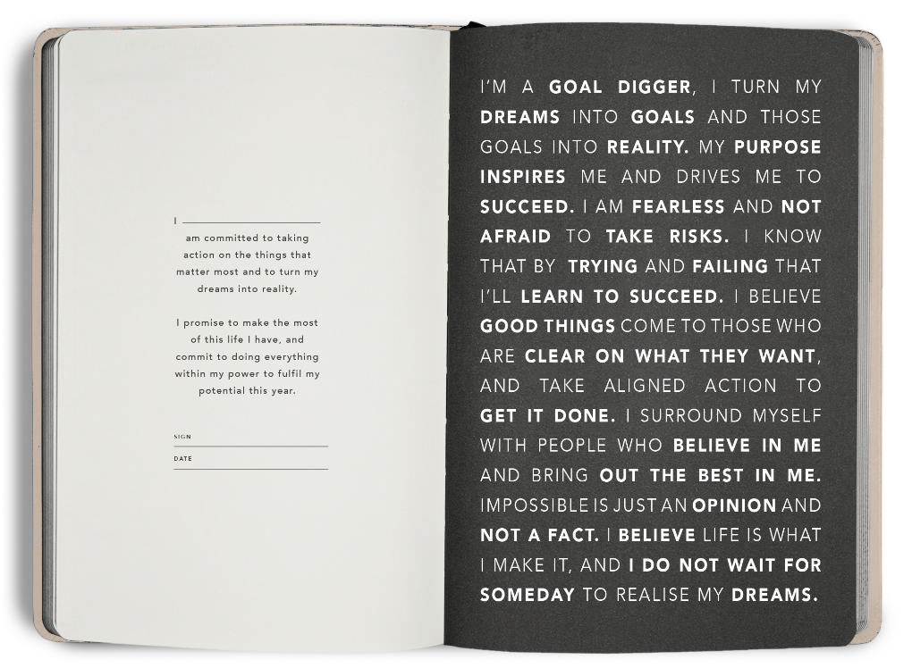 Goal planning tips and manifesto