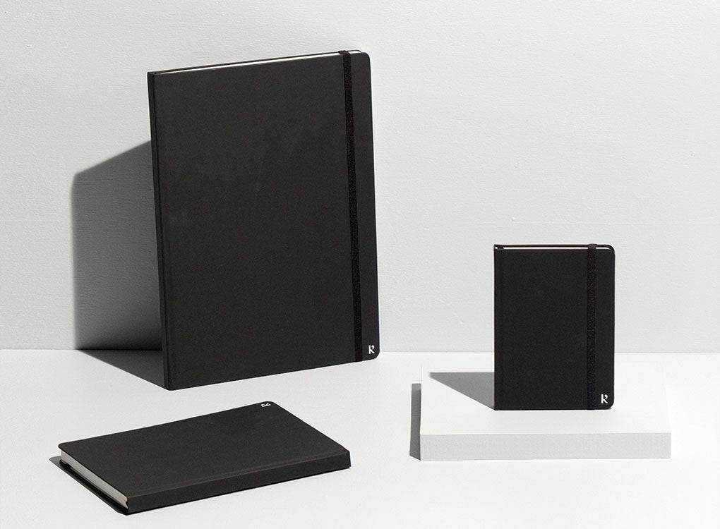 Karst Stone Paper Sketch books with black cover and various sizes