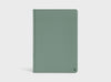 Karst hardcover notebook in A5 with eco friendly stone paper in eucalyptus green