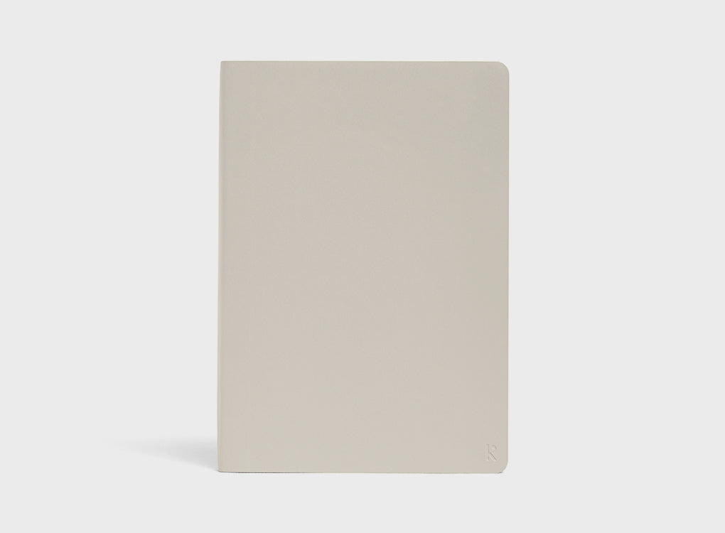 Karst notebook in stone with a vegan leather soft cover