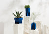 BLUE PLANTERS COLLECTION BY CAPRA DESIGNS. DIFFERENT COLOURS AND STYLES. WORLDWIDE SHIPPING. FREE UK SHIPPING 