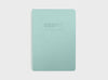 migoals gsd fit a5 fitness journal designed to encourage you to be fit and healthy, and exercise, in mint green