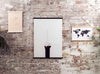MOXON Magnetic Art Print Frames Hanging on a Brick Wall