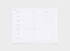Appointed&#39;s weekly task pad, with lists for tasks, reminders, notes and days of the week.