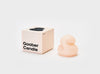 areaware goober candle in pink with matching light pink / peach gift box with black logo - perfect gifts for design fans