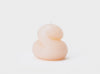areaware goober candle in light pink / peach, unique shaped unscented candle from areaware in a blob style