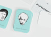 Doppelganger card game by Pikkii, with albert einstein and donald trump