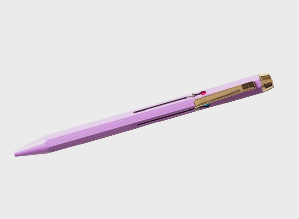 hightide penco light lavender / lilac high quality purple 4 colour ballpoint pen 