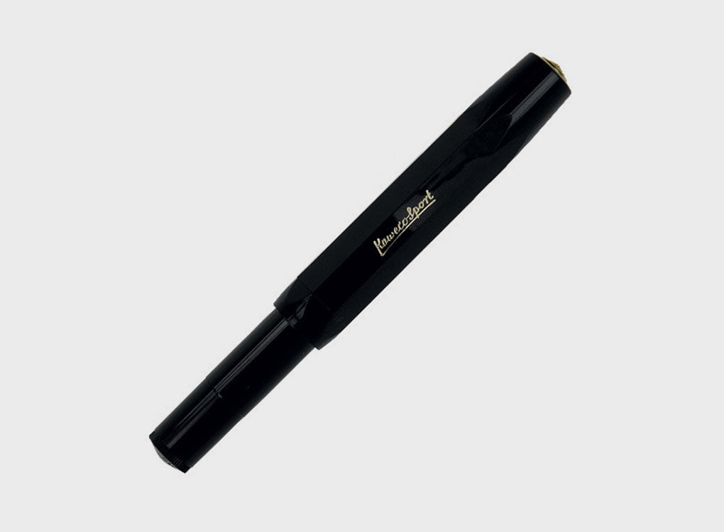 Kaweko classic sport rollerball pen in black with 