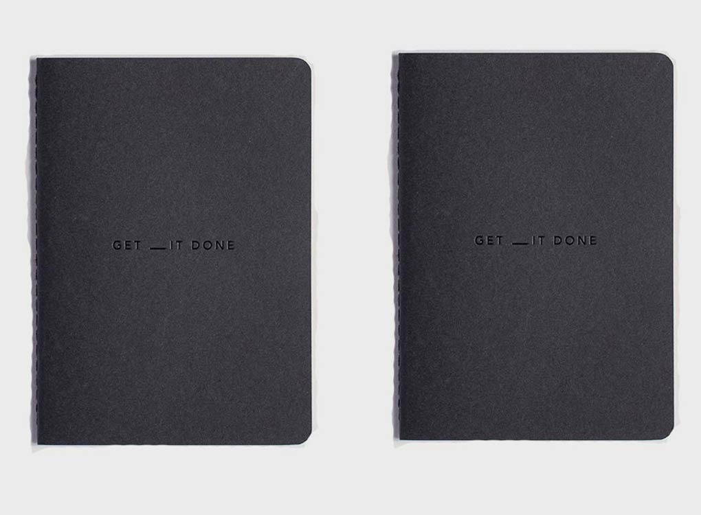 migoals get it done notebook in black