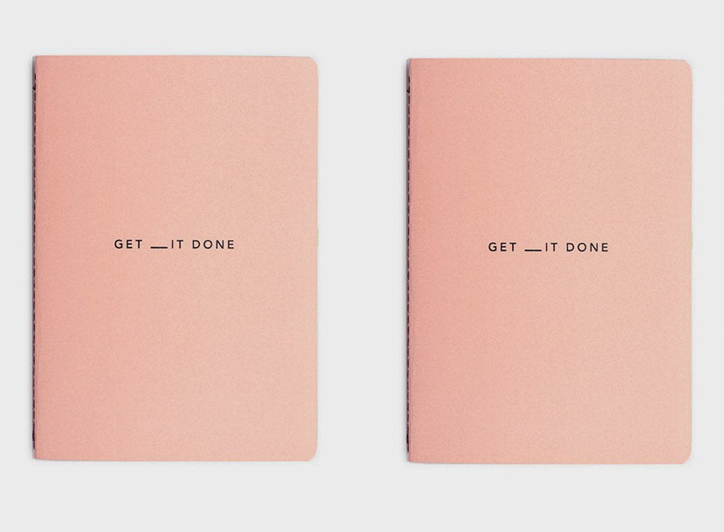 migoals get it done notebook in coral