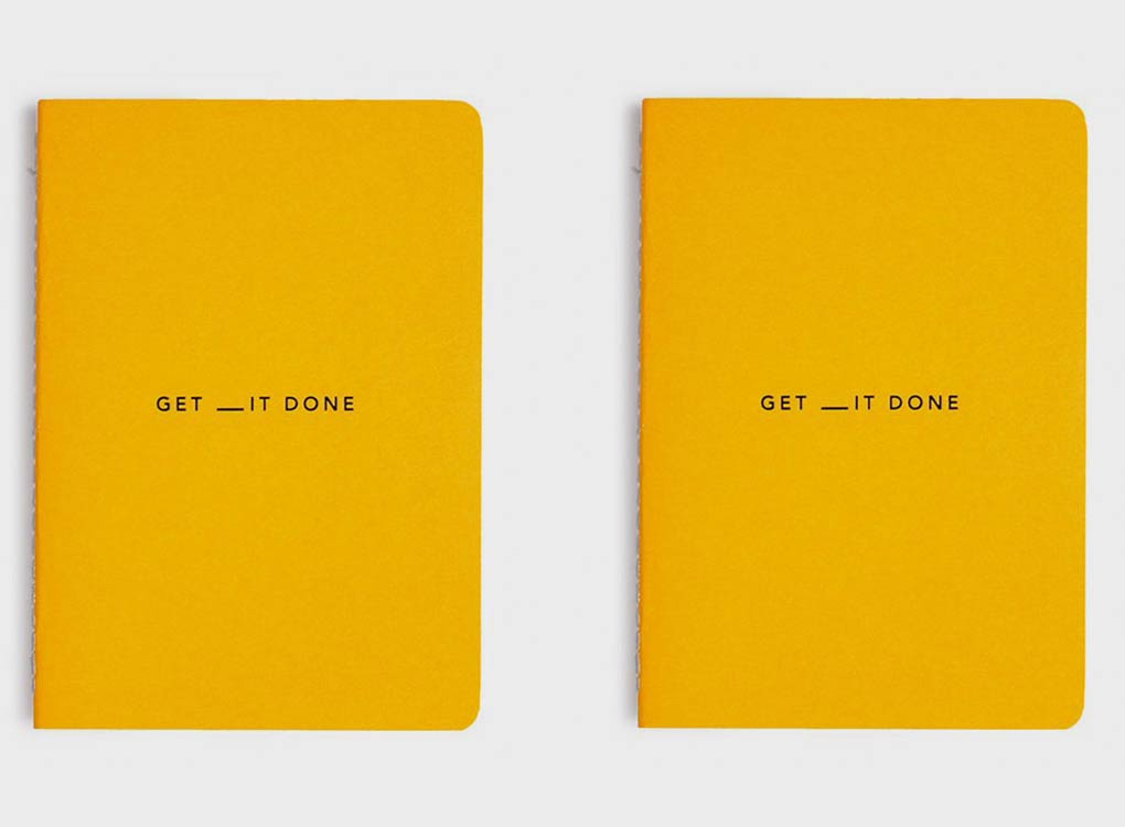 migoals get it done notebook in yellow