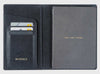 classic durable black TRAVEL WALLET with credit card pocket