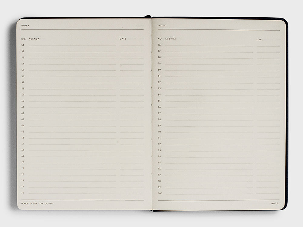 migoals notes journal - inside note taking page